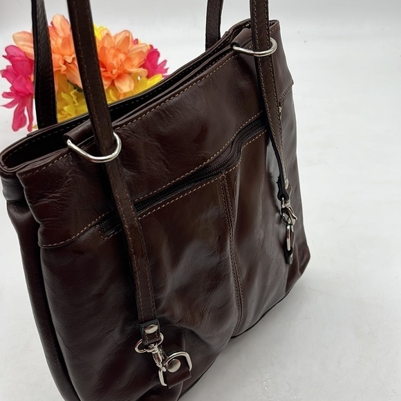 L\'artigiano Sorentino Vintage Leather Bag Backpack BRN4492D